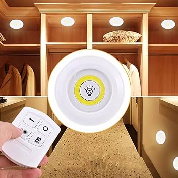 SET DE 3 LUCES LED - CONTROL REMOTO INALÁMBRICO